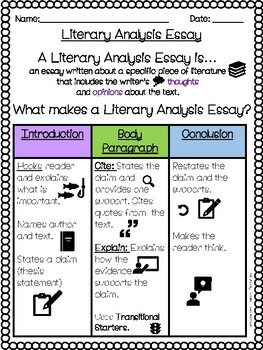 Literary Analysis and Research Stimulation Task (RST) Resources | TpT