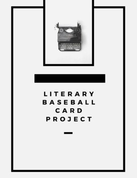 Preview of Literary Baseball Card Project