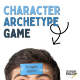 Literary Character Archetype Game for Middle School ELA