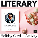 Literary Christmas Cards + Fun Activity: ELA Student Gift,