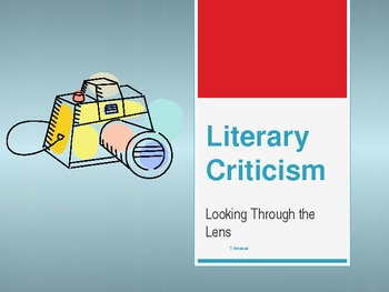 Preview of Literary Criticism Powerpoint for Beginners