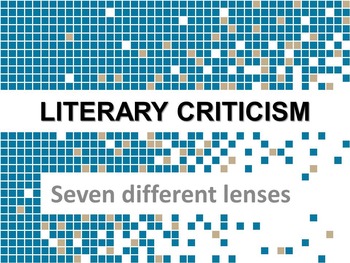 Preview of Critical Lenses - seven different forms of literary criticism