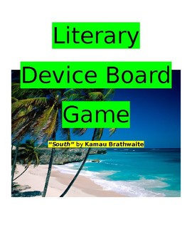 Preview of Literary Device Dice Board Game