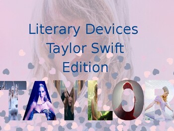 Preview of Literary Device Lesson: Taylor Swift's Literary Legacy