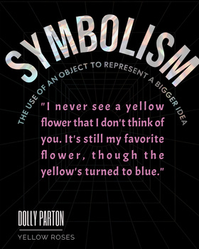 Preview of Set of 6 Literary Device Posters: Dolly Parton