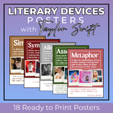 Literary Device Posters | Taylor Swift Themed | ELA Classroom