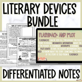Literary Devices Slides BUNDLE - Irony, Foreshadowing, Fla