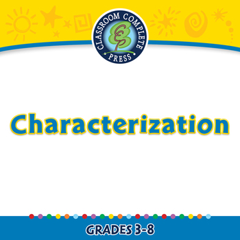 Preview of Literary Devices: Characterization - NOTEBOOK Gr. 3-8