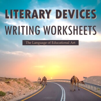 Preview of Literary Devices Creative Writing Worksheets FREEBIE — ELA — No Prep