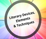 Literary Devices, Elements & Techniques PowerPoint & Prezi