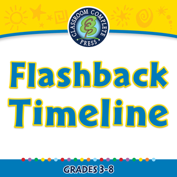 Preview of Literary Devices: Flashback Timeline - MAC Gr. 3-8