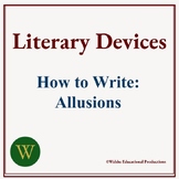 Literary Devices: How To Write Allusions