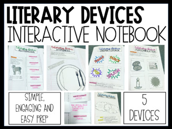 Preview of Literary Devices Interactive Notebook