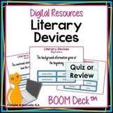 Literary Devices Quiz - Elements of Literature Vocabulary 