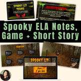 Literary Devices Review Game | Halloween ELA