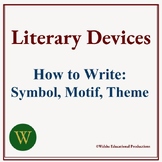 Literary Devices: How To Write Symbol, Motif, Theme