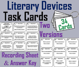 Literary Devices Task Cards (Figurative Language Activity)