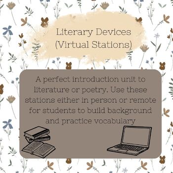 Preview of Literary Devices (Virtual Stations)