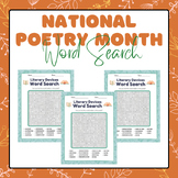 Literary Devices Word Search Puzzle | National Poetry Mont