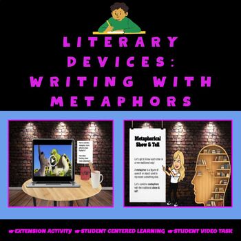 Preview of Literary Devices - Writing with Metaphors, GOOGLE SLIDES