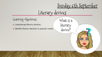 Preview of Literary Devices - a comprehensive guide KS2/KS3