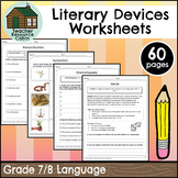 Literary Devices and Types of Sentences Worksheets | NO PR