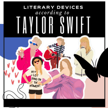 Preview of Literary Devices according to TSwift (Lyric Posters)