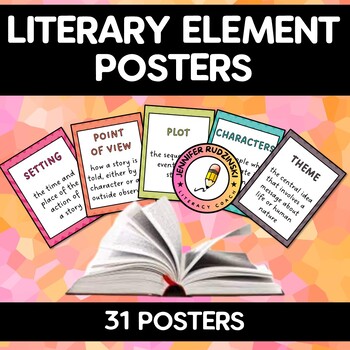 Preview of Literary Element Posters