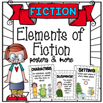 Elements of Fiction Posters - White Border by TxTeach22 | TPT