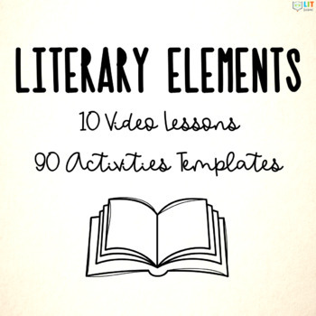 Preview of Literary Elements Activities Graphic Organizers & Video Lessons