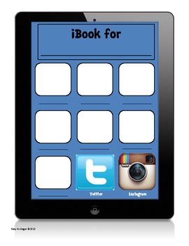 Preview of Literary Elements Book Project - iBook App Manual