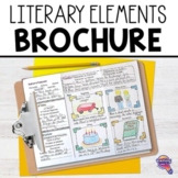 Literary Elements Brochure Use with Any Book FREEBIE