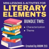 Literary Elements: Characterization and theme lessons & ac