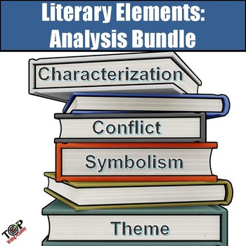 Preview of Literary Elements Bundle Analysis and Writing (use with any novel)