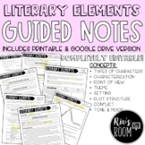 Literary Elements Guided Notes