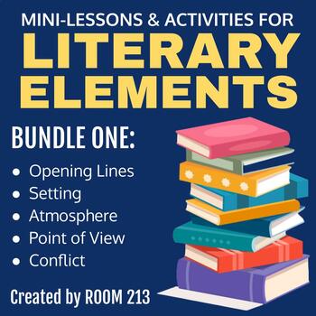 Preview of Literary Elements:Mini-Lessons & Activities for Teaching the Elements of Fiction
