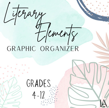 Preview of Literary Elements Notes & Graphic Organizer
