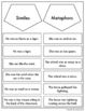 Similes and Metaphors Worksheets by My Rainy Day Creations | TpT