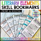 Literary Elements Skill Bookmarks