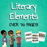 Literary Elements Worksheet & Poster Bundle