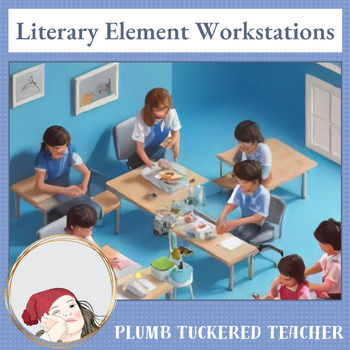Preview of Literary Elements Workstations