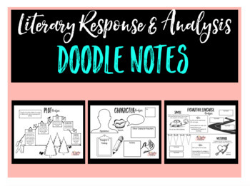 Preview of Literary Elements and Figurative Language Doodle Notes