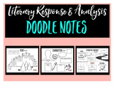 Literary Elements and Figurative Language Doodle Notes