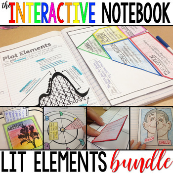 Preview of Interactive Notebook-Literary Elements BUNDLE