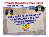 Literary Elements in Song Lyrics: Organizers & Key for Rap Song