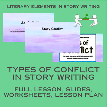 Preview of Literary Elements in Writing Stories: Conflict (Lesson 4 of Unit)