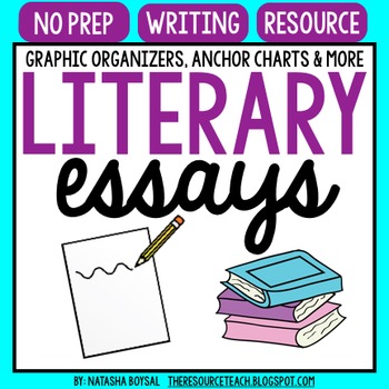Preview of Literary Essay Graphic Organizers