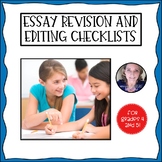 Literary Essay Revision and Editing Checklists