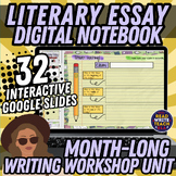 Literary Essay Writing: DIGITAL Interactive Notebook