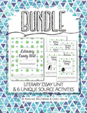 Literary Essay Writing Unit BUNDLE (Unit + 6 separate assi